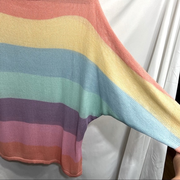 Pink Lily Multicolor light weight sweater Large - Picture 4 of 10